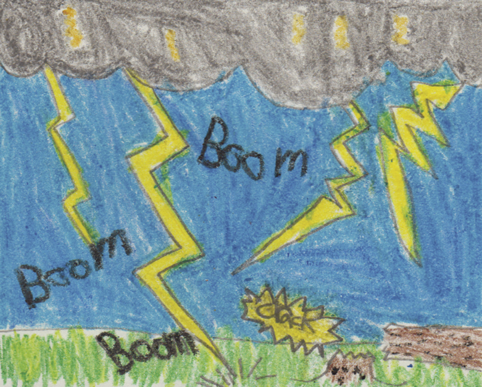 Kids' weather drawings: May 22